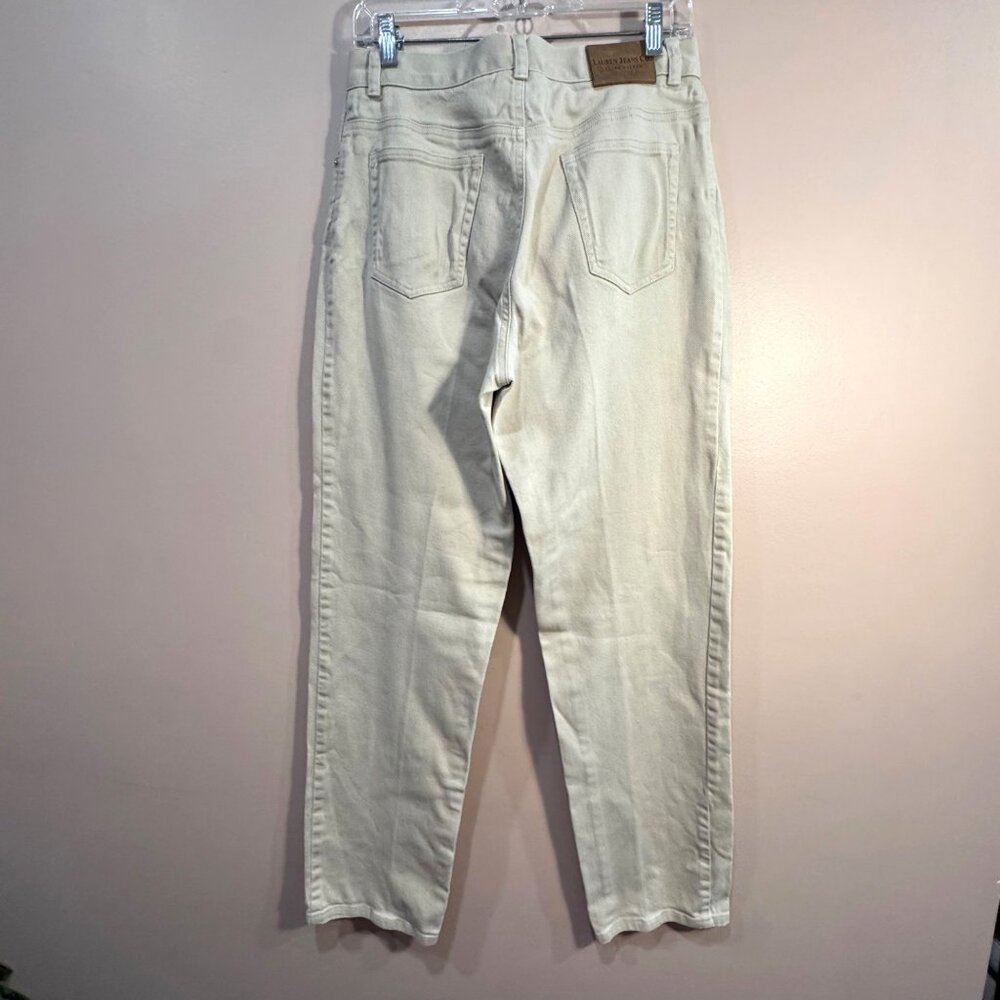 Ralph Lauren Jeans Co. Khaki Denim Vintage Women's 10 Western High Rise Jeans